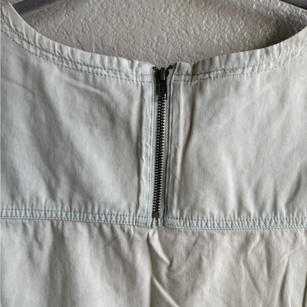 Levi's White Washed Denim Blouse - Picture 10 of 10